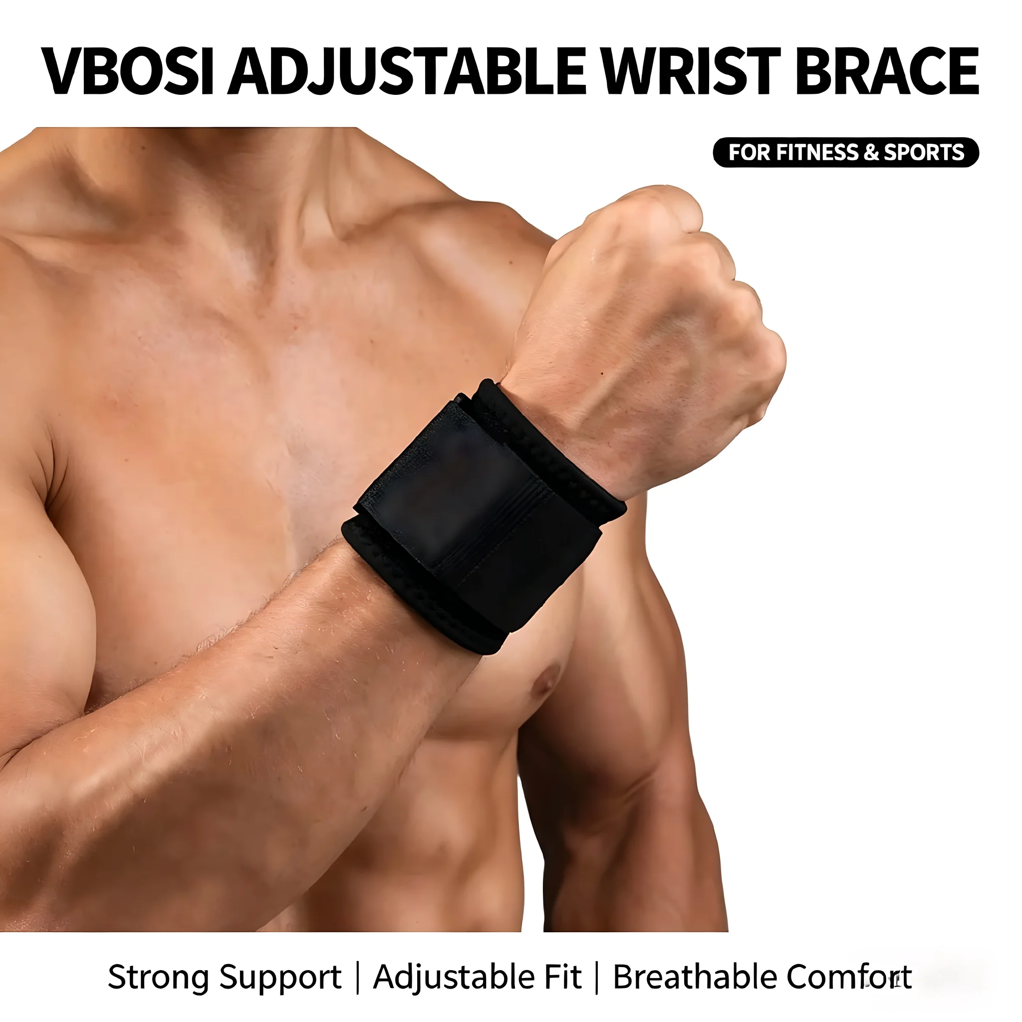 Lifting Straps Wrist - Professional Breathable Wrist Wraps for Lifting,