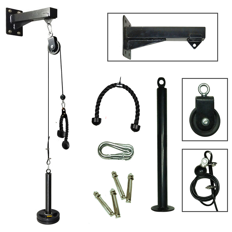 Gym Wall Mounted Fitness DIY P - огляд і ціна Pulley Home Gym