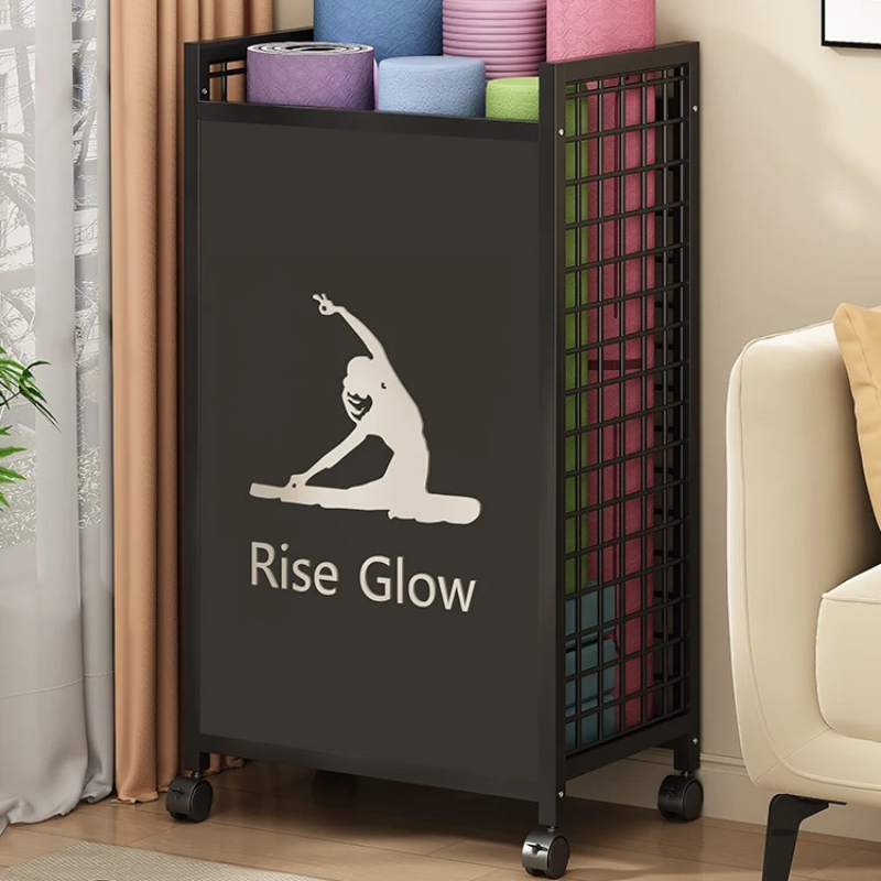 Mobile Fitness Cart with Wheel - огляд і ціна Home Gym Yoga Storage