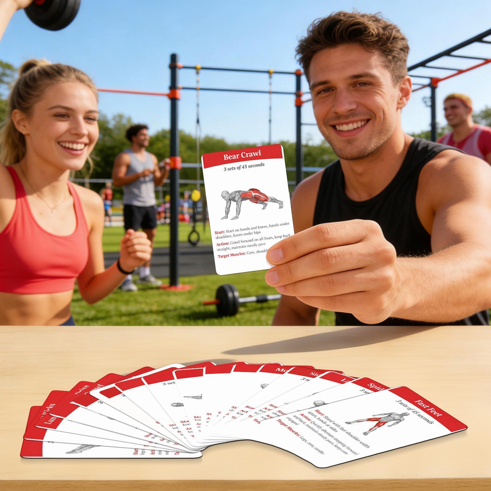 Workout Cards Deck 36 Pieces H - огляд і ціна Home Gym Guide