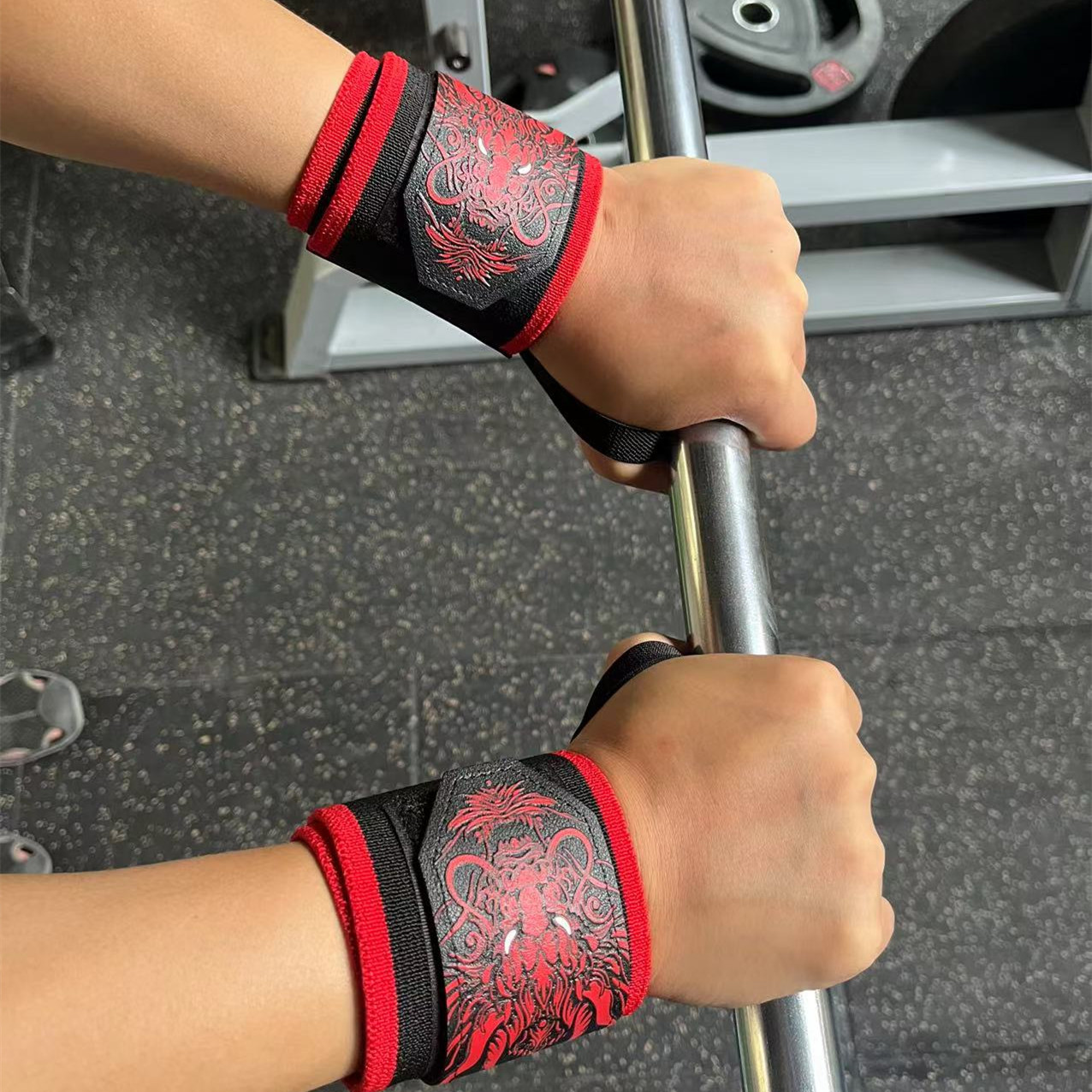 1Pair Chinese Dragon Fitness W - огляд і ціна Lifting Straps Wrist