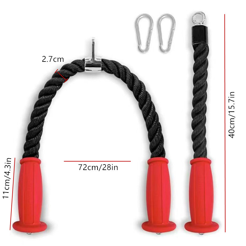 Ergonomic Tricep Ropes Non-Sli - огляд і ціна Home Gym Technogym