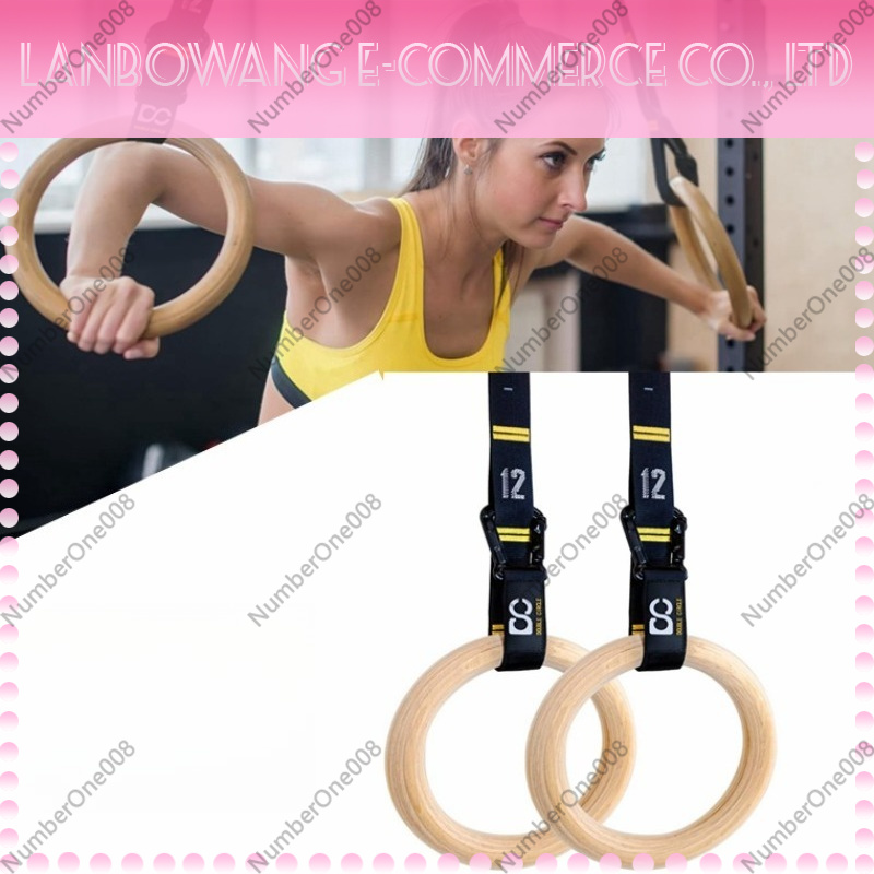 Solid Birch Wood Gymnastic Rin - огляд і ціна Home Gym Setup