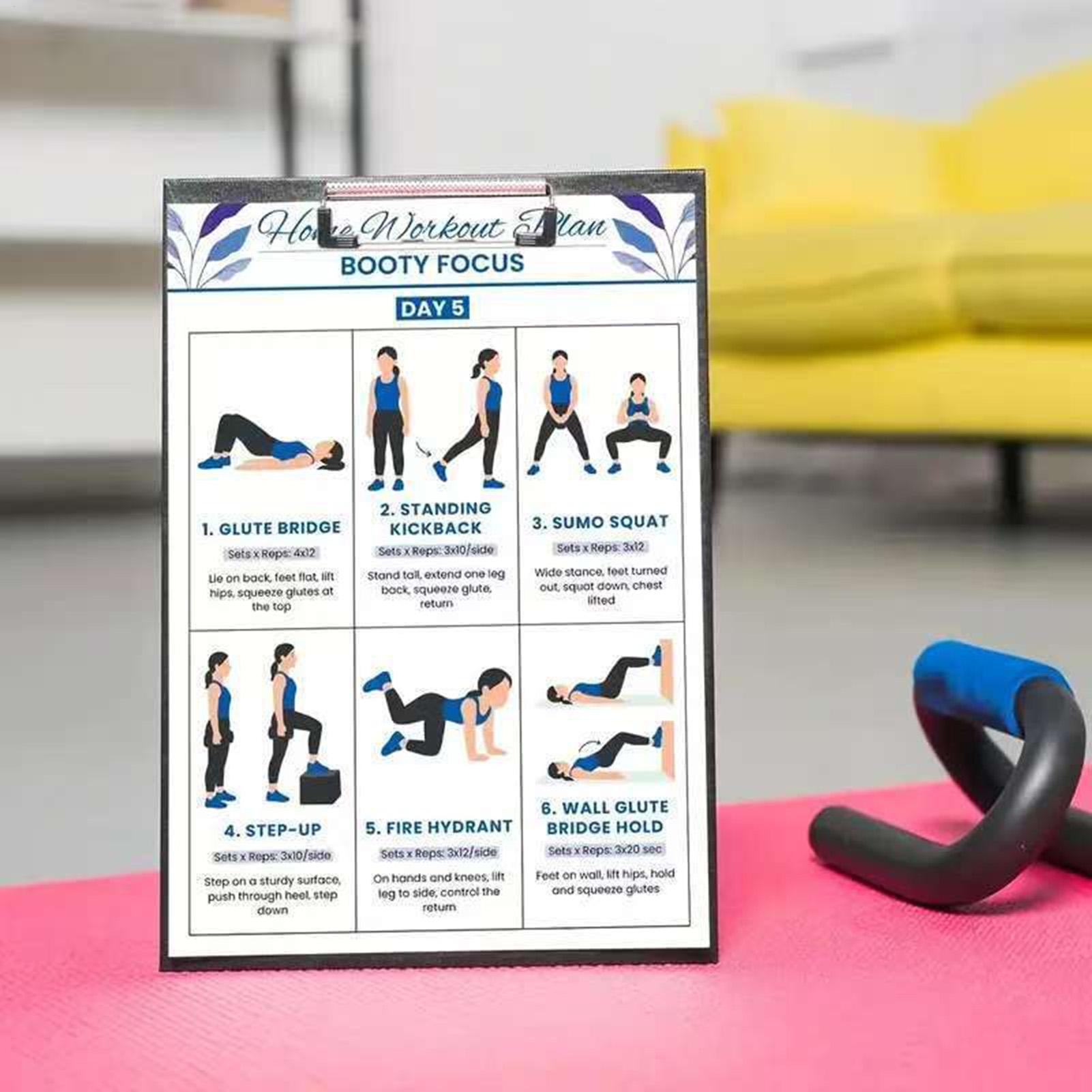 Exercise Posters 6 Pieces Full - огляд і ціна Home Gym Guide