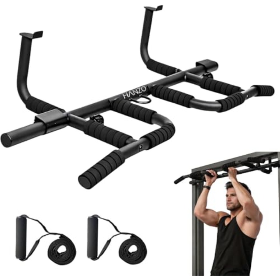 Doorway Pull Up Bar Set with S - огляд і ціна Home Gym Setup
