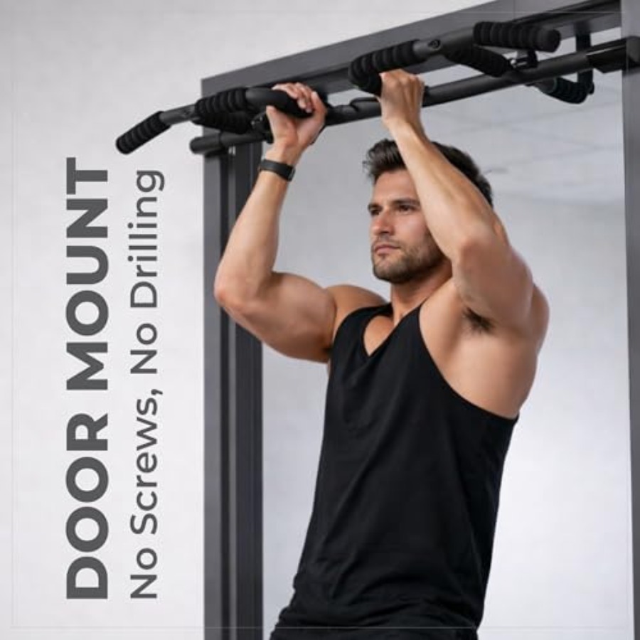 Doorway Pull Up Bar Set with S - огляд і ціна Home Gym Setup