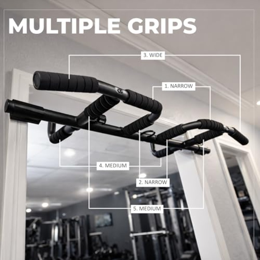 Doorway Pull Up Bar Set with S - огляд і ціна Home Gym Setup