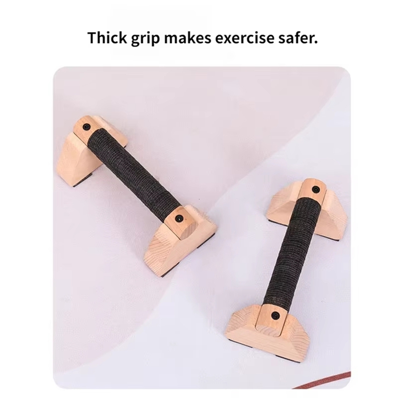1 Pair Wooden Push Up Bar, for - огляд і ціна Push Up Stand Bar