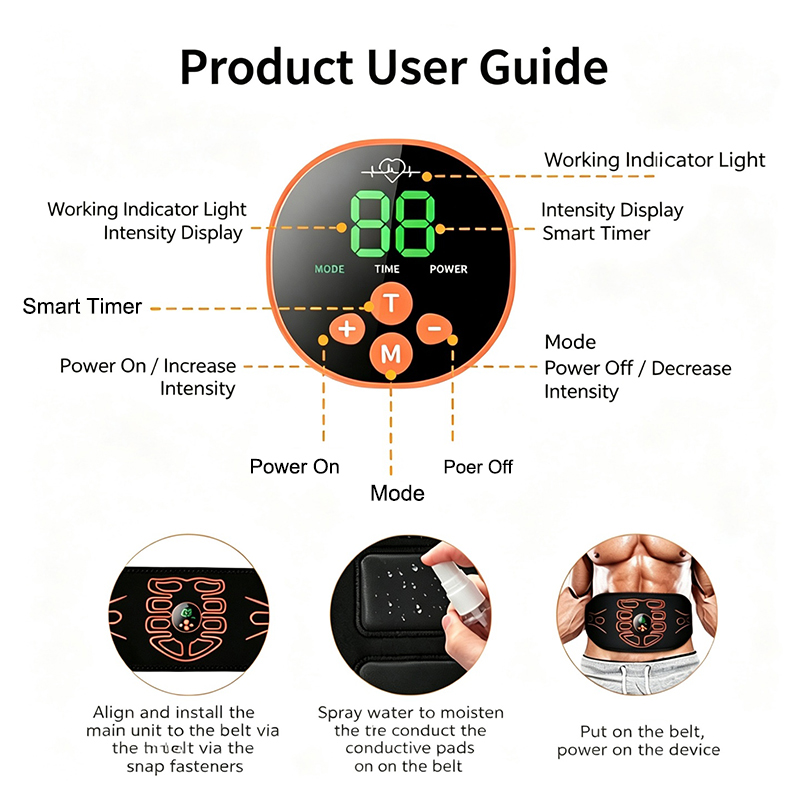 Abdominal Toning Belt Smart Ab - огляд і ціна Home Gym Technogym