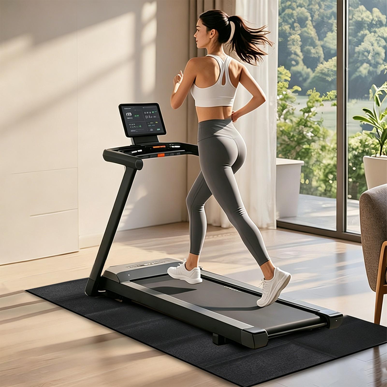 Treadmill Pads For Floor Non S - огляд і ціна Treadmill Home Gym