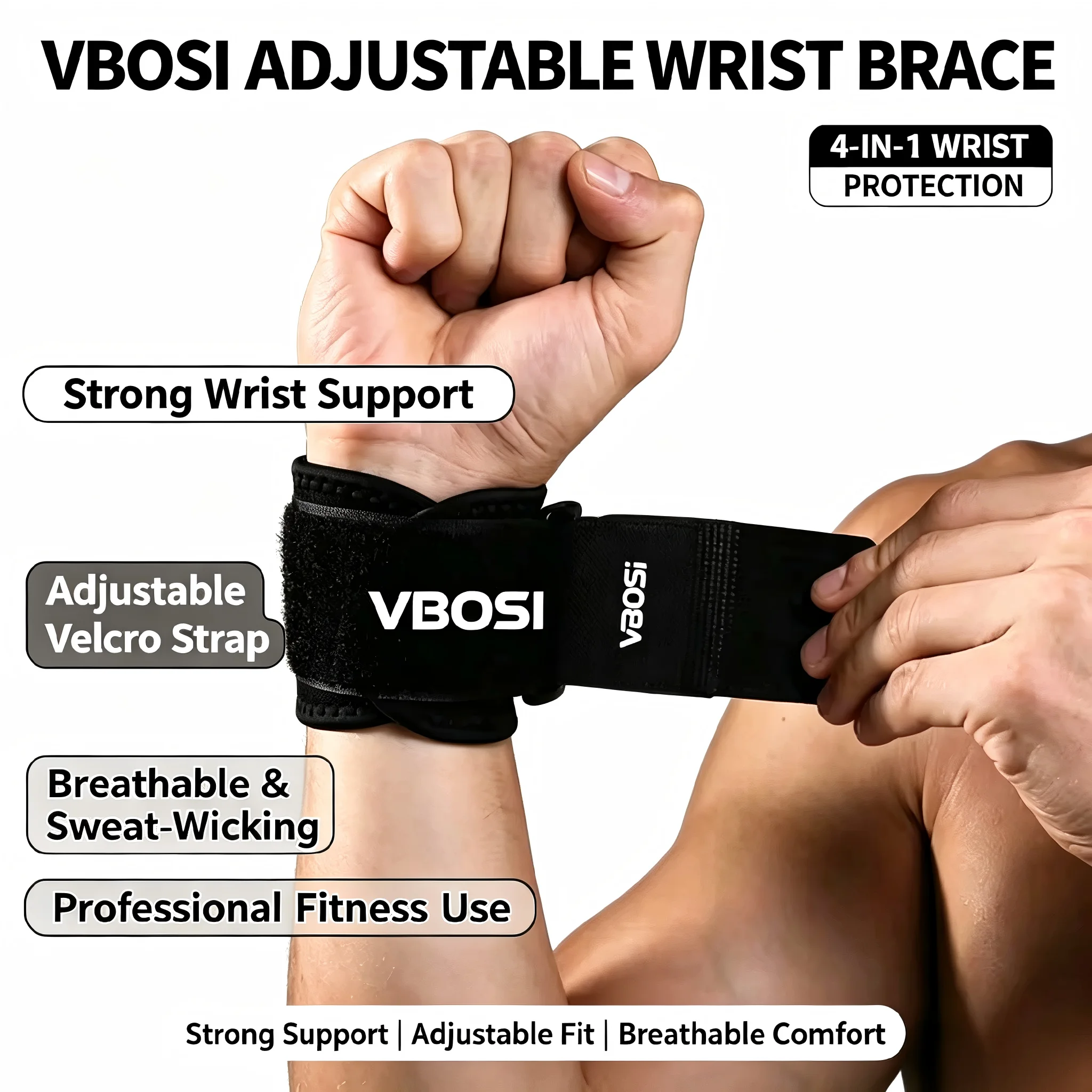 Professional Breathable Wrist  - огляд і ціна Lifting Straps Wrist