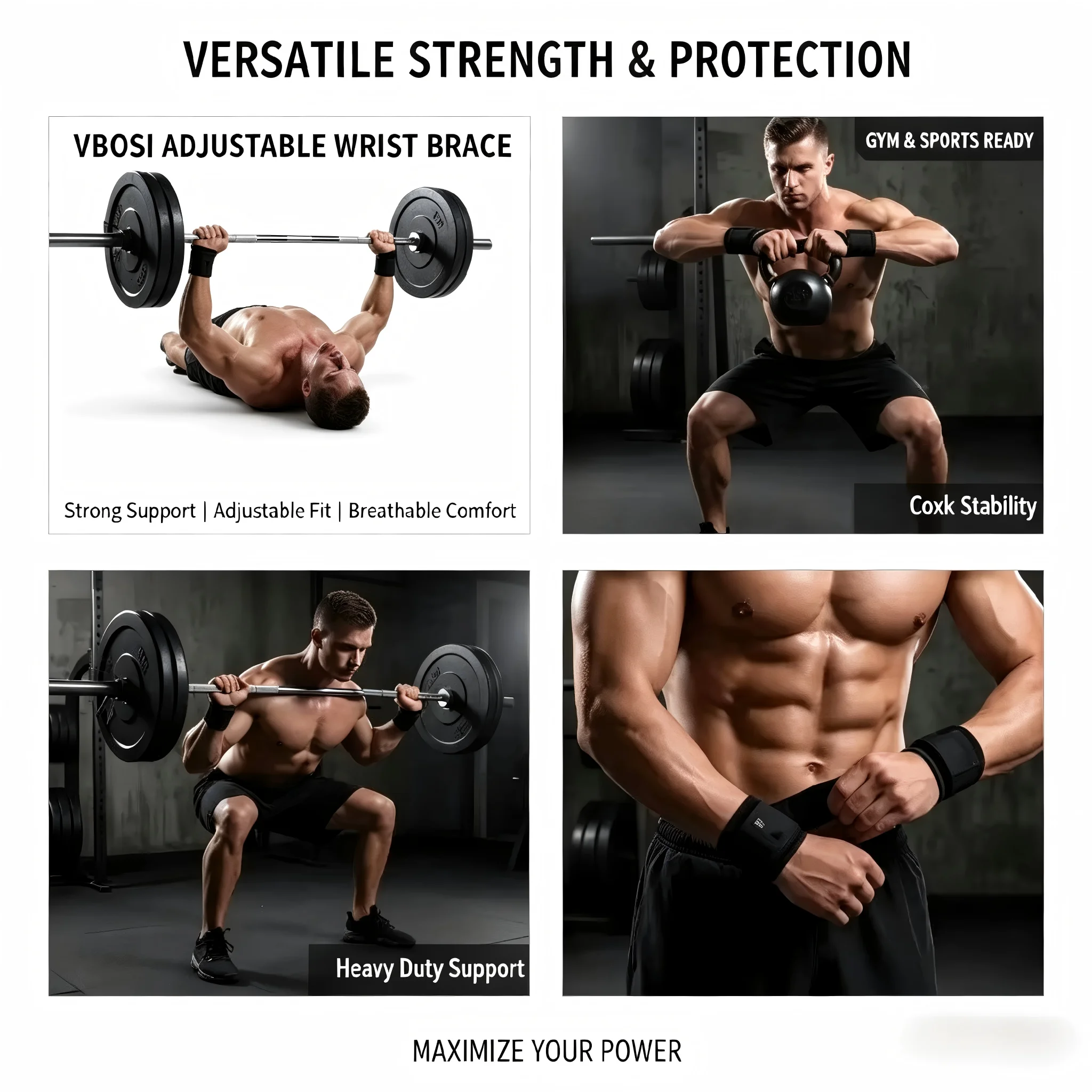 Professional Breathable Wrist  - огляд і ціна Lifting Straps Wrist
