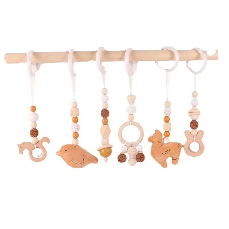 6Pcs Wooden Baby Toys Wooden B - огляд і ціна Home Gym Setup