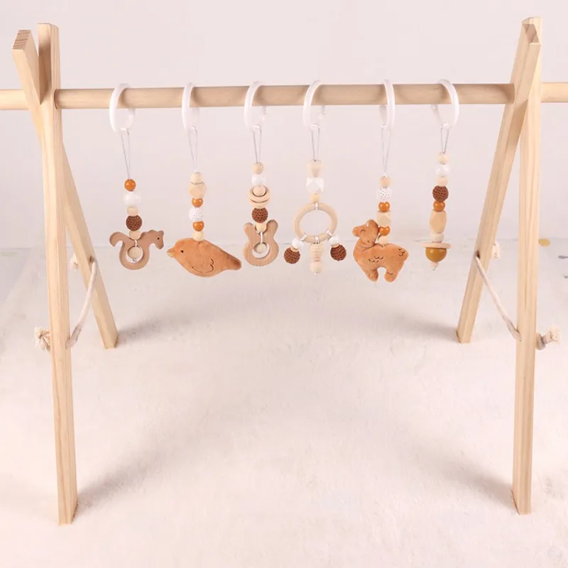 6Pcs Wooden Baby Toys Wooden B - огляд і ціна Home Gym Setup