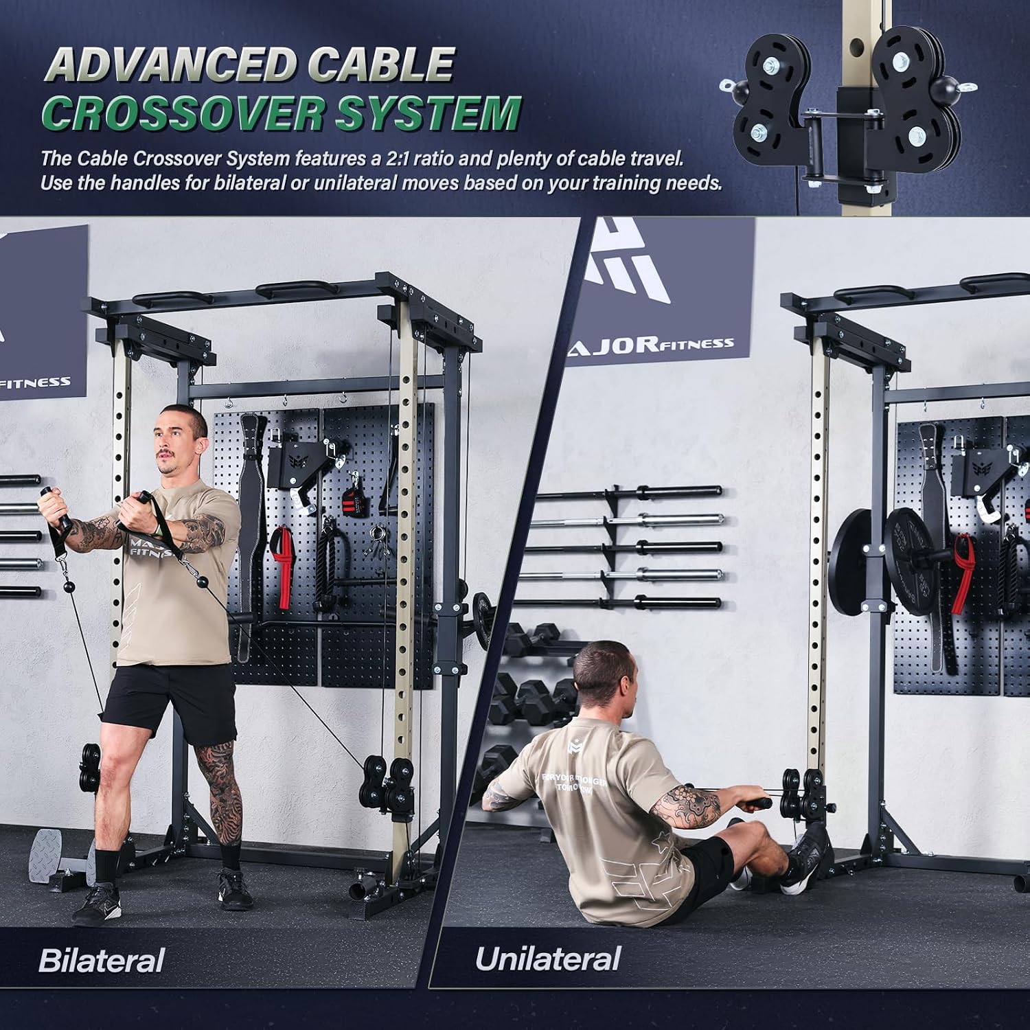 Drone3 Power Rack, 2500lbs Mul - огляд і ціна Pulley Home Gym