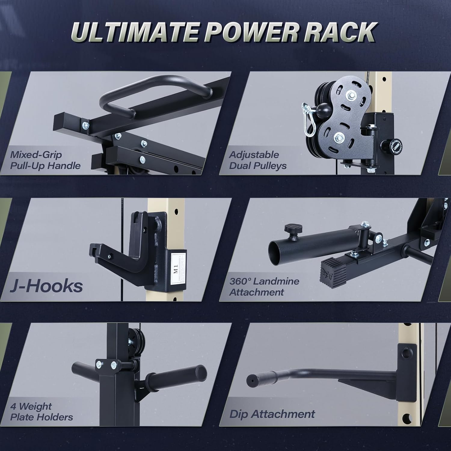 Drone3 Power Rack, 2500lbs Mul - огляд і ціна Pulley Home Gym
