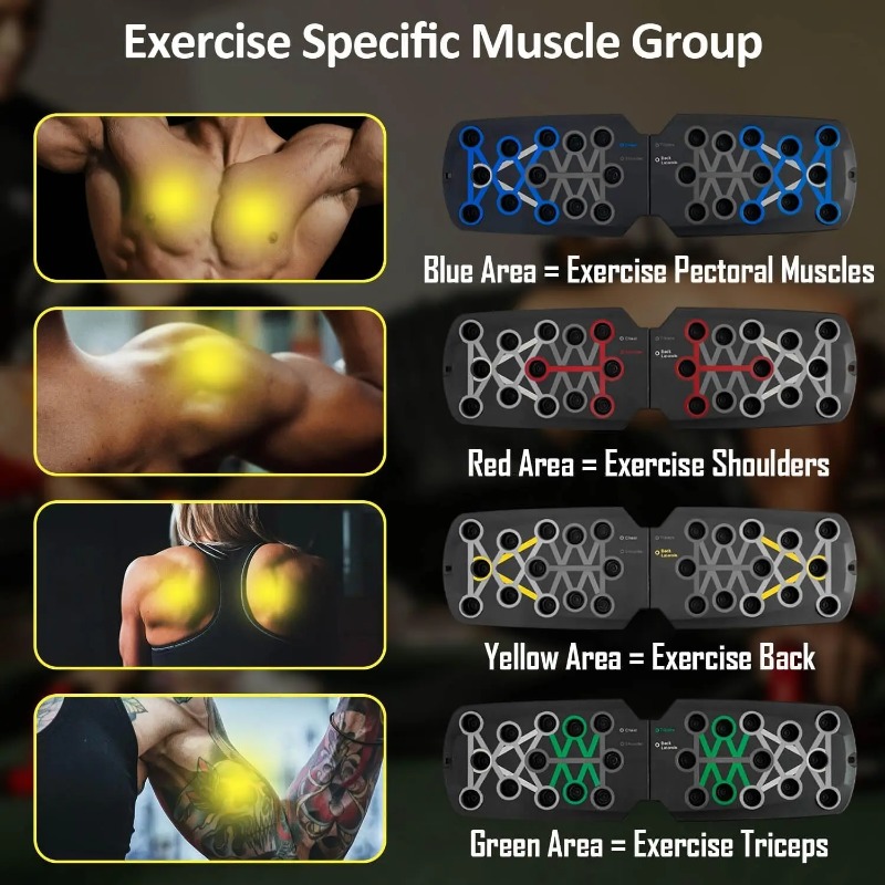 Foldable Push Up Board with Re - огляд і ціна Home Gym Technogym